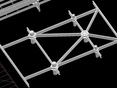 3 Part deck design Free 3D model