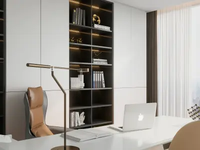  Office interior scene 46 3D model