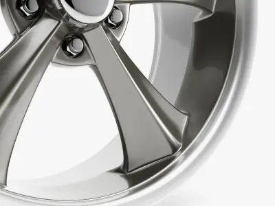 Rocket Racing Booster Wheel 3D model