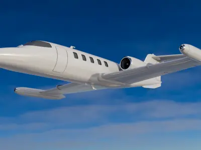 Learjet 35 ready to 3D printing 3D print model