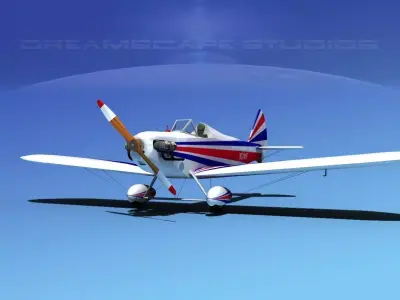 Flybaby british biplane 3D model