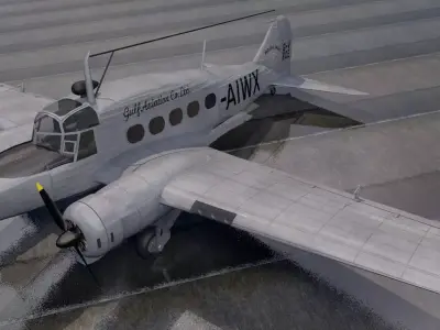 Avro 652 Anson C-1 3D model