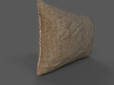 Cushion furniture Low-poly 3D model
