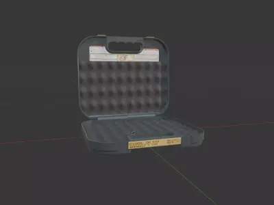 Glock Case Low-poly 3D model