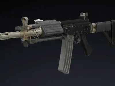 FARA 83 Low Poly Low-poly 3D model