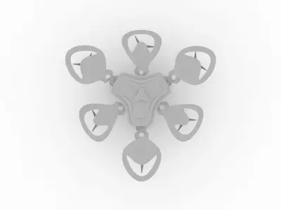 Hexagon Mesh Drone Free 3D model