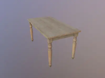 Table for AR application Free low-poly 3D model