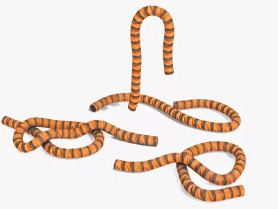 Liner Bellow Duct Low-poly 3D model