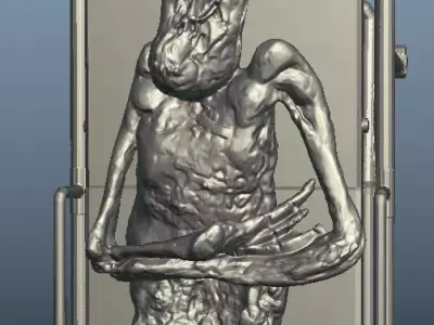 Xfiles Pilot episode alien 3d print 3D print model