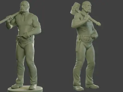 Bill HammerMan BH1 0007 3D print model