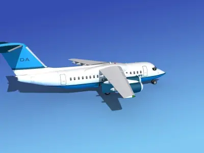 BAe 146-200 Discovery Air 3D model