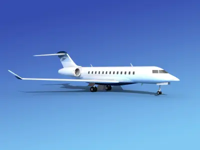 Global Express XRS V05 3D model