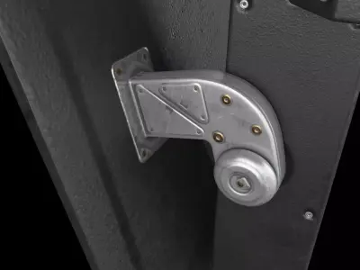 Sci-fi Wall Monitor PBR 3D model