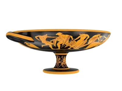 Kylix - Ancient Greek Pottery 3D model