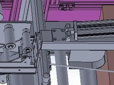 Plastic pressing machine 3D model