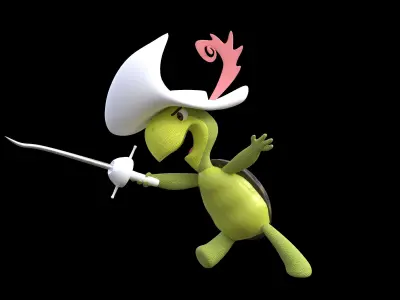 Touche Turtle 3D model