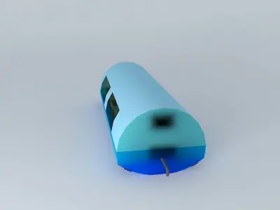 Atlantic Express Passenger Cabin Free 3D model