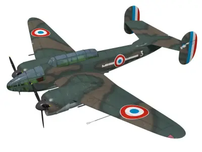 Bloch MB174 3D model