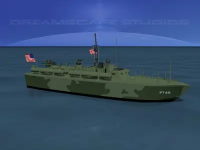 Elco PT Boat PT-49 3D model
