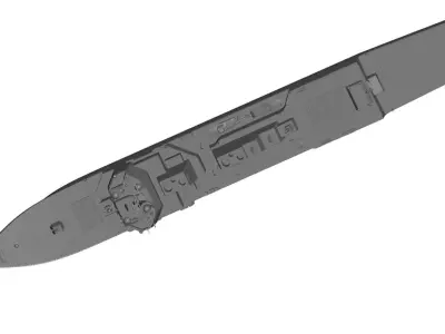 USS Nathan James Navy 3D model