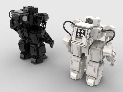 industrial cargo mech 3D model