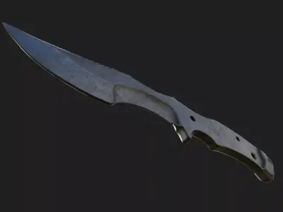Rustic Hunter Knife - Game Ready - 4K PBR Low-poly 3D model