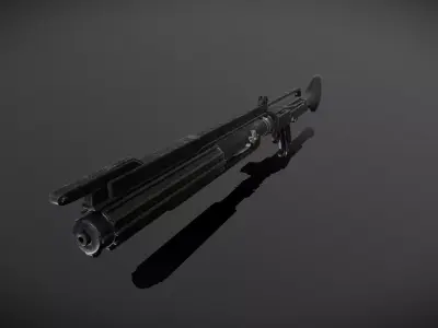 Star wars dc-15c blaster Low-poly 3D model