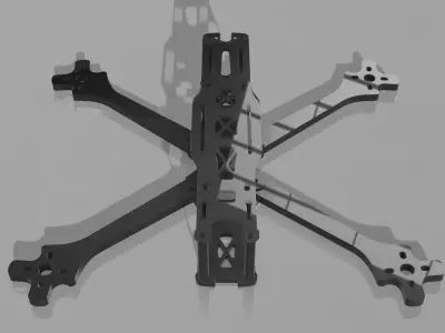 Racing FPV Drone Frame 2 3D Printable 3D print model