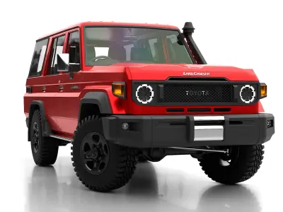 2024 Toyota Land Cruiser LC76 3D model