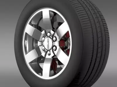 GMC Yukon Heritage Edition wheel 3D model