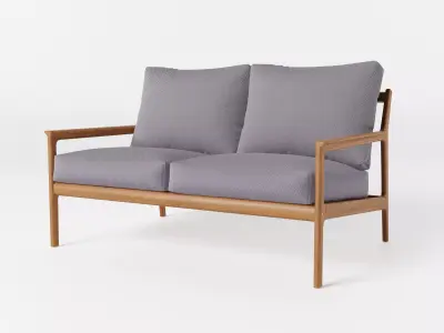 Outdoor Cuba lounge 2 seater  Free 3D model