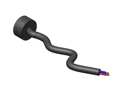 Short cable 3D model