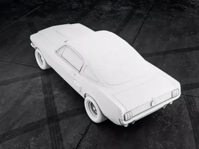 Ford Mustang Fastback 1967 RoZ 3D print model