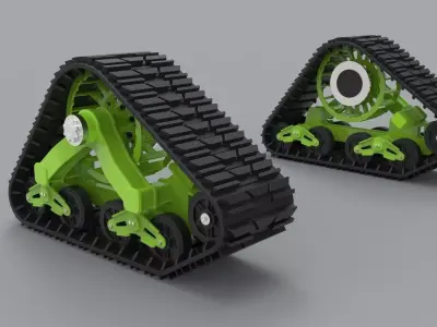 Mattracks Suspension tracks 3D model