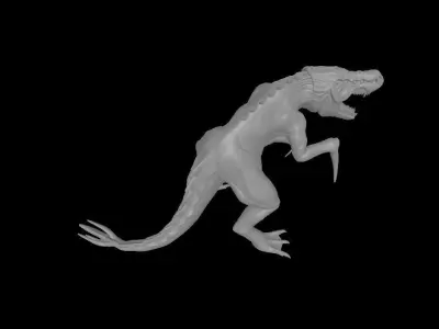 dinosaur t-rex 3D print model