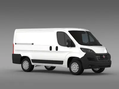 Fiat Ducato Van L1H1 2017 3D model
