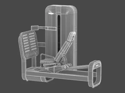 Technogym Selectorized Artis Leg Press 3D model