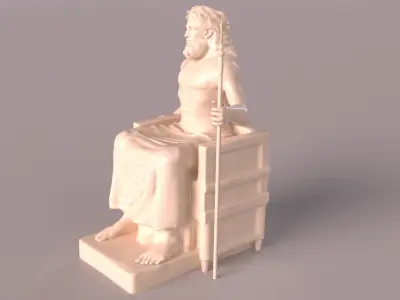 Statue of Zeus 3D model