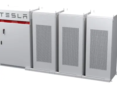 Tesla Storage System 3D model