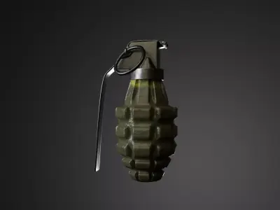 pineapple grenade 3D model