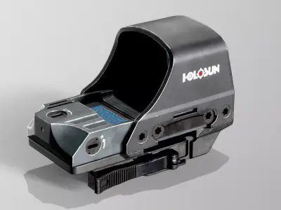 Holosun 510C Red Dot Sight Low-poly 3D model