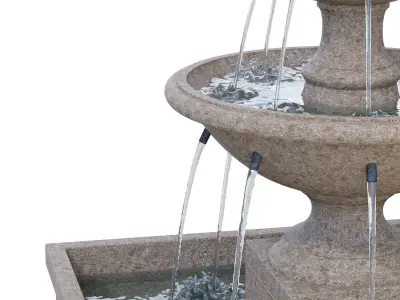 Campania - La Mirande Fountain 3D model