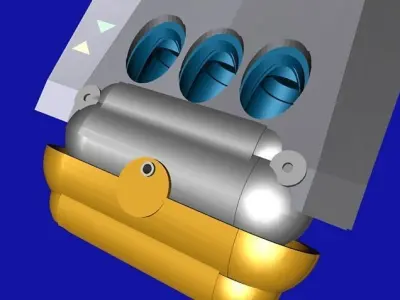 Custom Designed triple jet driven SpeedBoat 3D print model