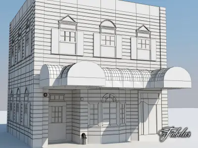 Building 11 Low-poly 3D model