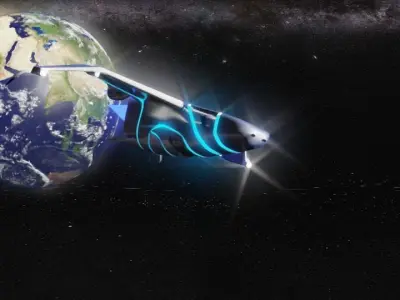 Spaceship Free 3D model