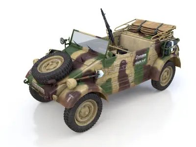 VW - Typ 82 - Kuebelwagen - 116 Panzer Division 3D model