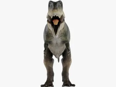 Giganotosarus Low-poly 3D model