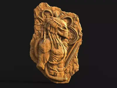 Predator CNC 3D print model
