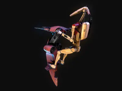 Stap Custom Build Star Wars 3D model