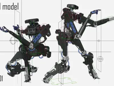 robot 01 3D model